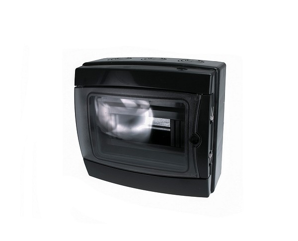 Moduulikotelo 8 Famatel IP65 pinta musta
