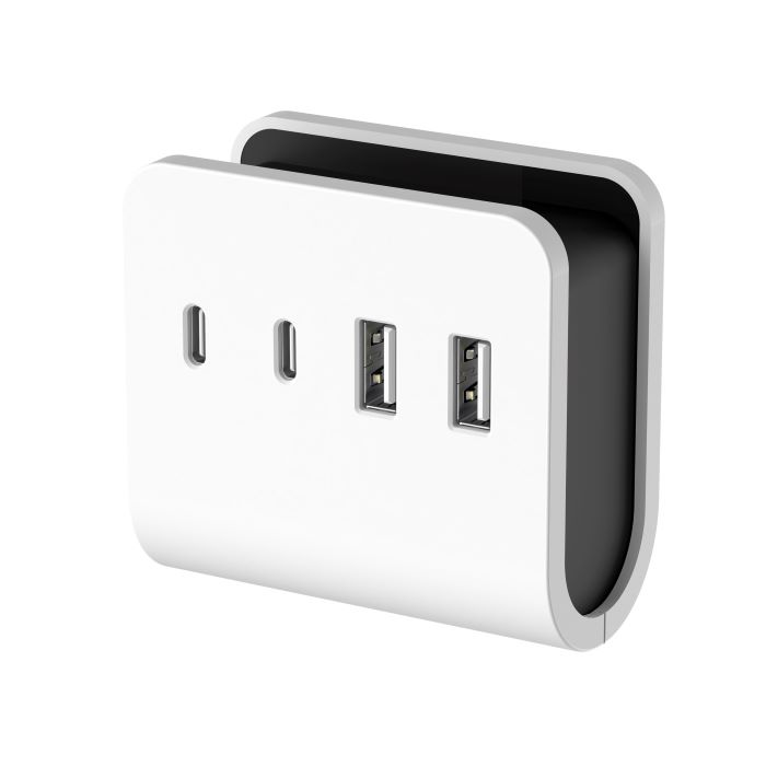 USB Latausadapteri 2 x USB-C + 2 x USB-A
