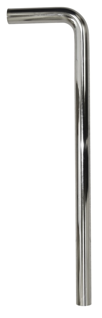 Lattiaputki 610x150-32 kromattu