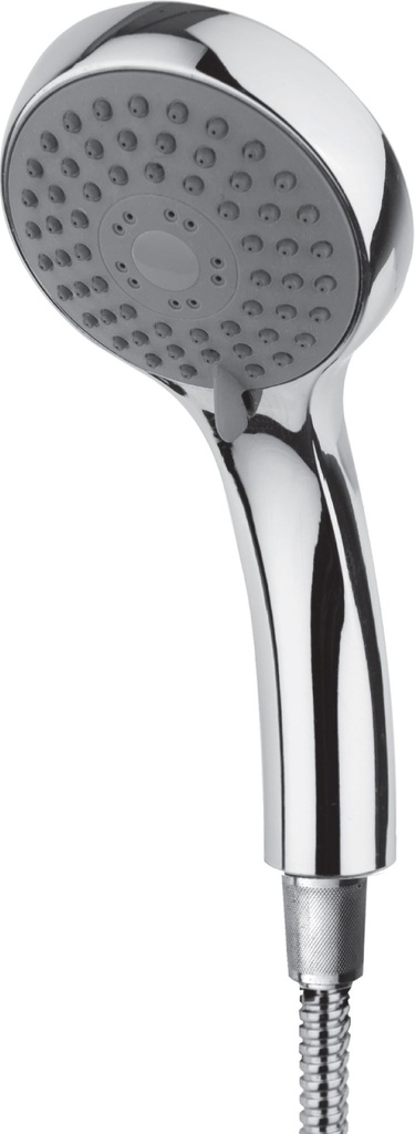 Suihkukahva 99 mm kromattu, 3 kuvioa