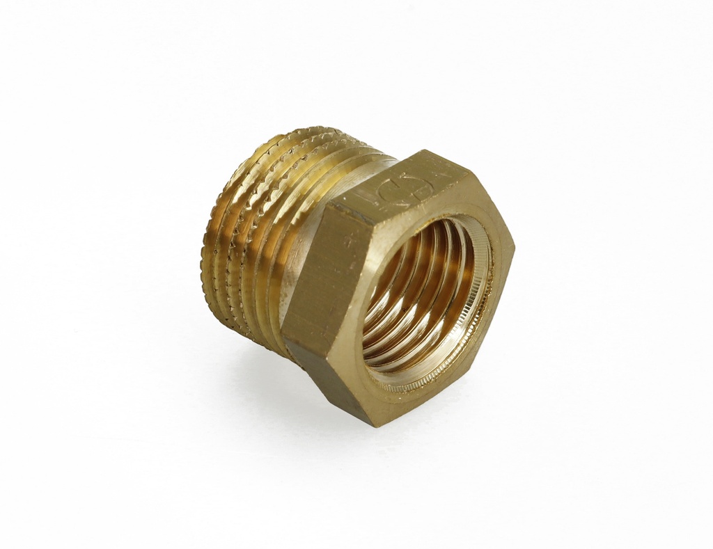 Supistusnippa 3/8" - 1/4" messinki