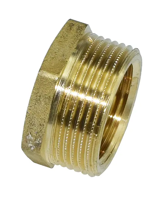 Supistusnippa 1 1/4" - 1" messinki