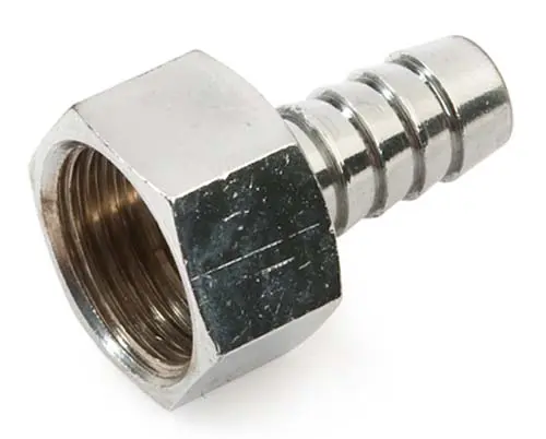 Letkuliitin 1/2" - 13 kromattu