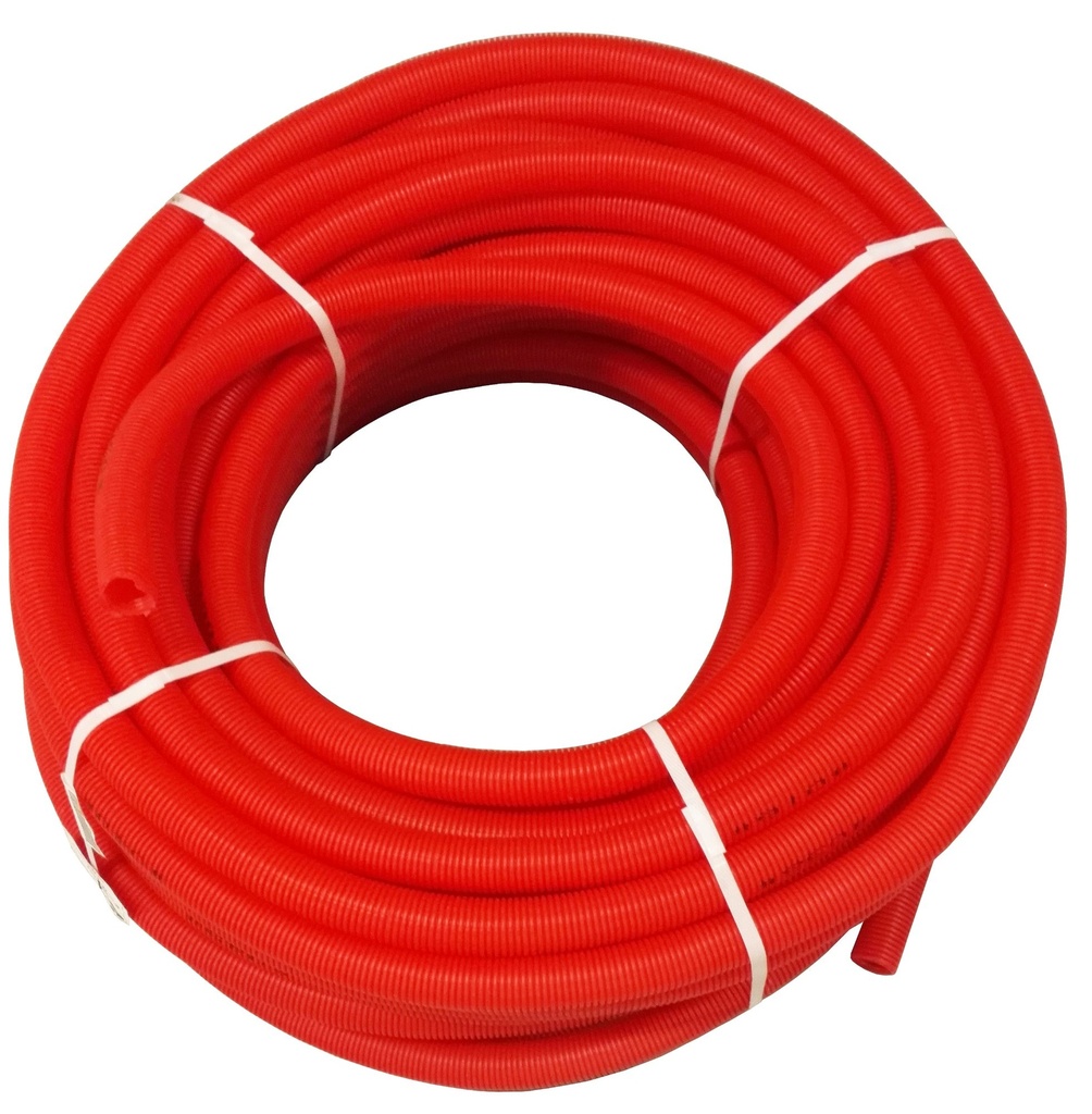 Suojaputki PEX-putkille 50 m punainen