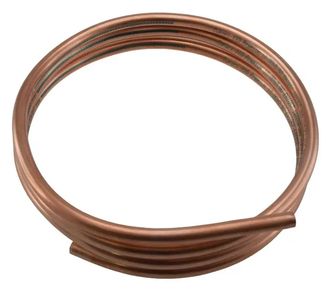 Kupariputki 10x2000 hehkutettu