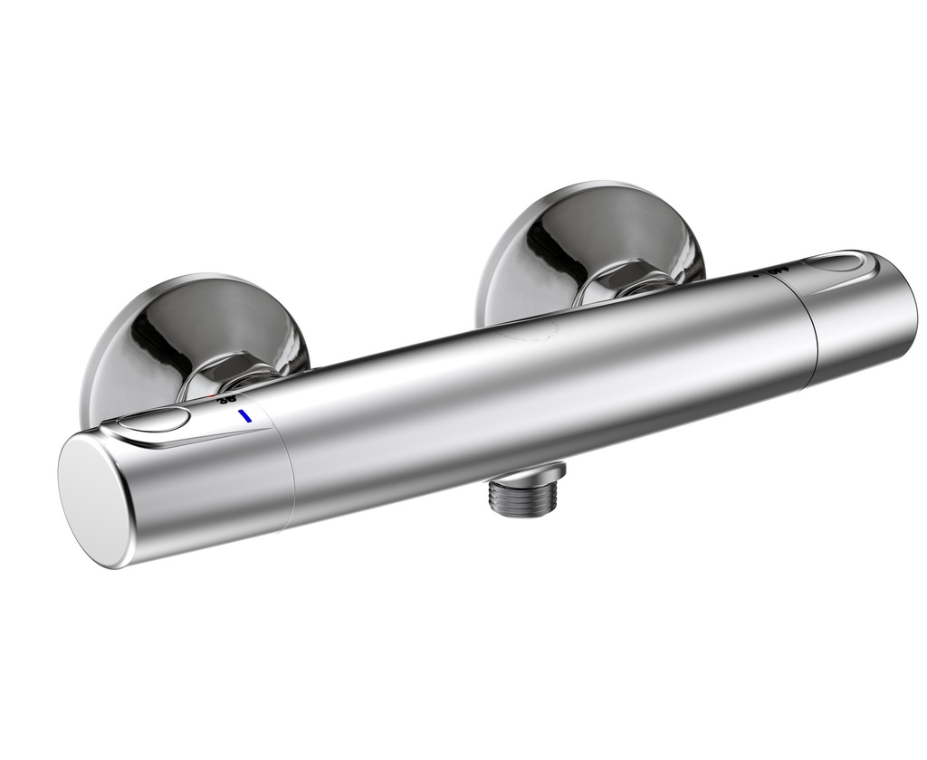 Suihkuhana LUMME termostaatilla kromi