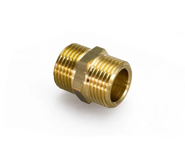 Kaksoisnippa 3/8" messinki