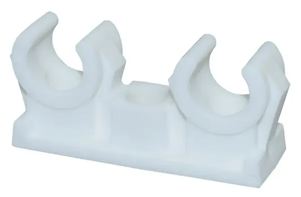 Putkipidin 12 mm 2-os valkoinen