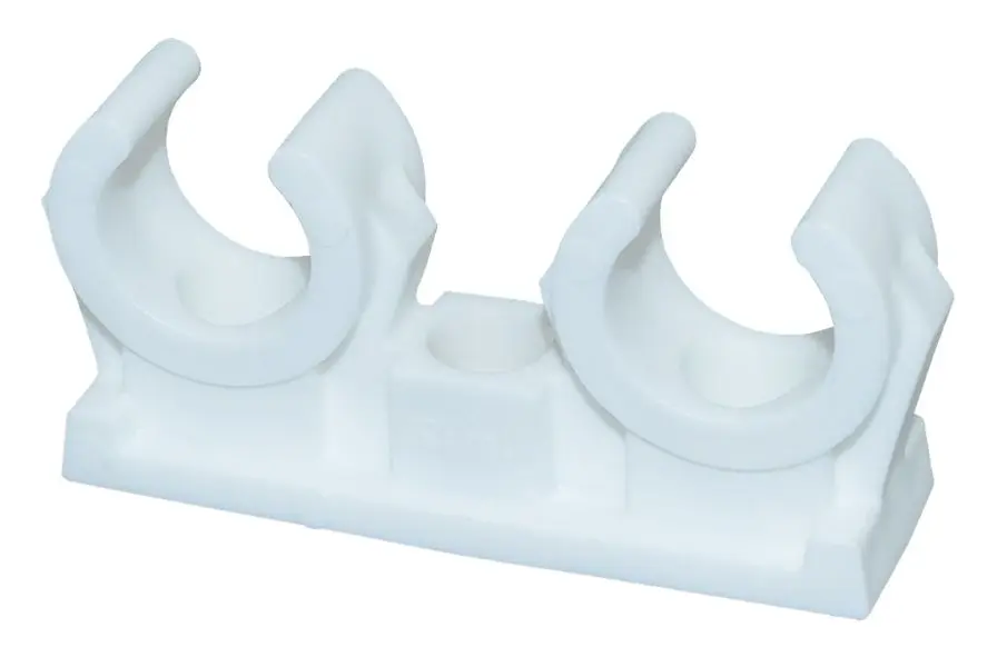 Putkipidin 15 mm 2-os valkoinen 4 kpl