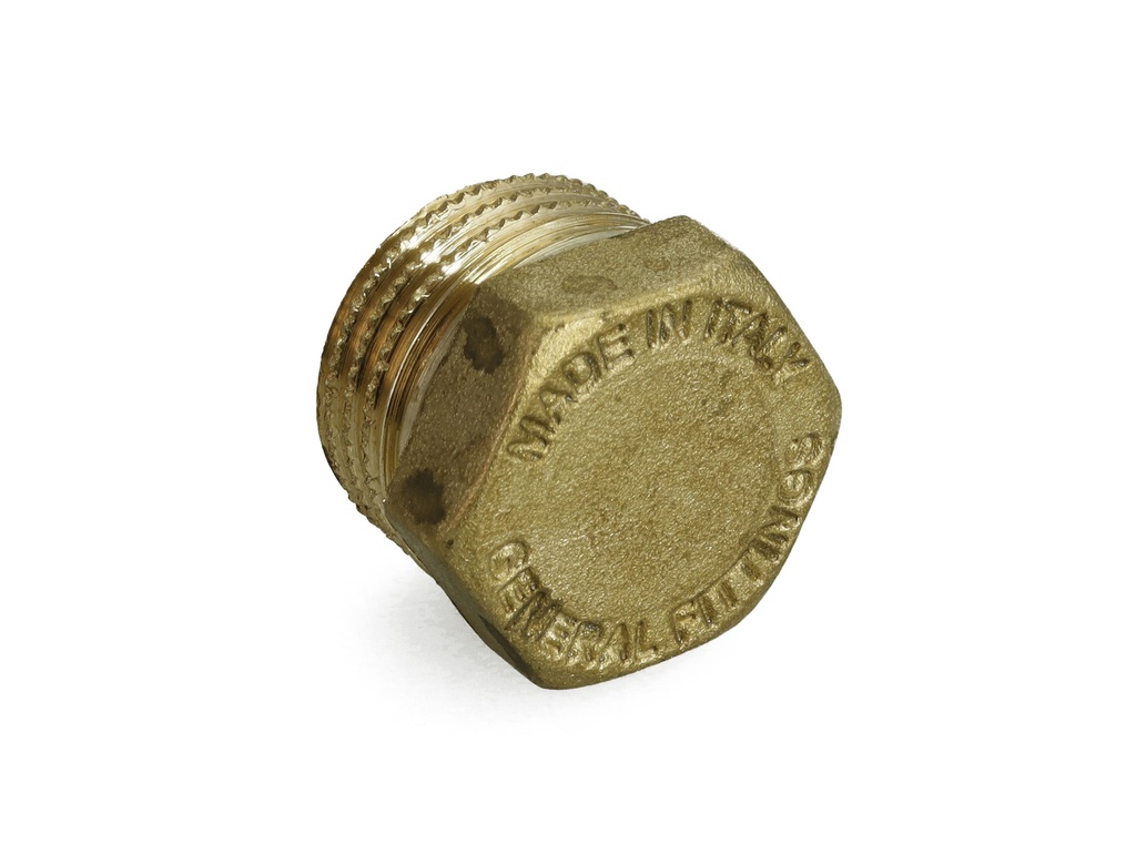 Tulppa 1/2" messinki