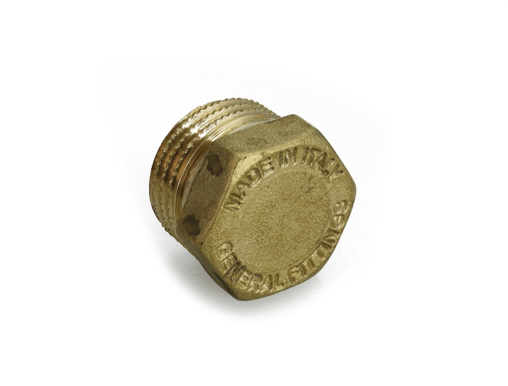 Tulppa 3/4" messinki