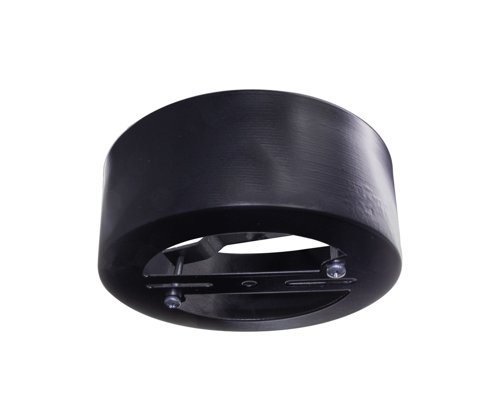Valaisinasennusadapteri musta