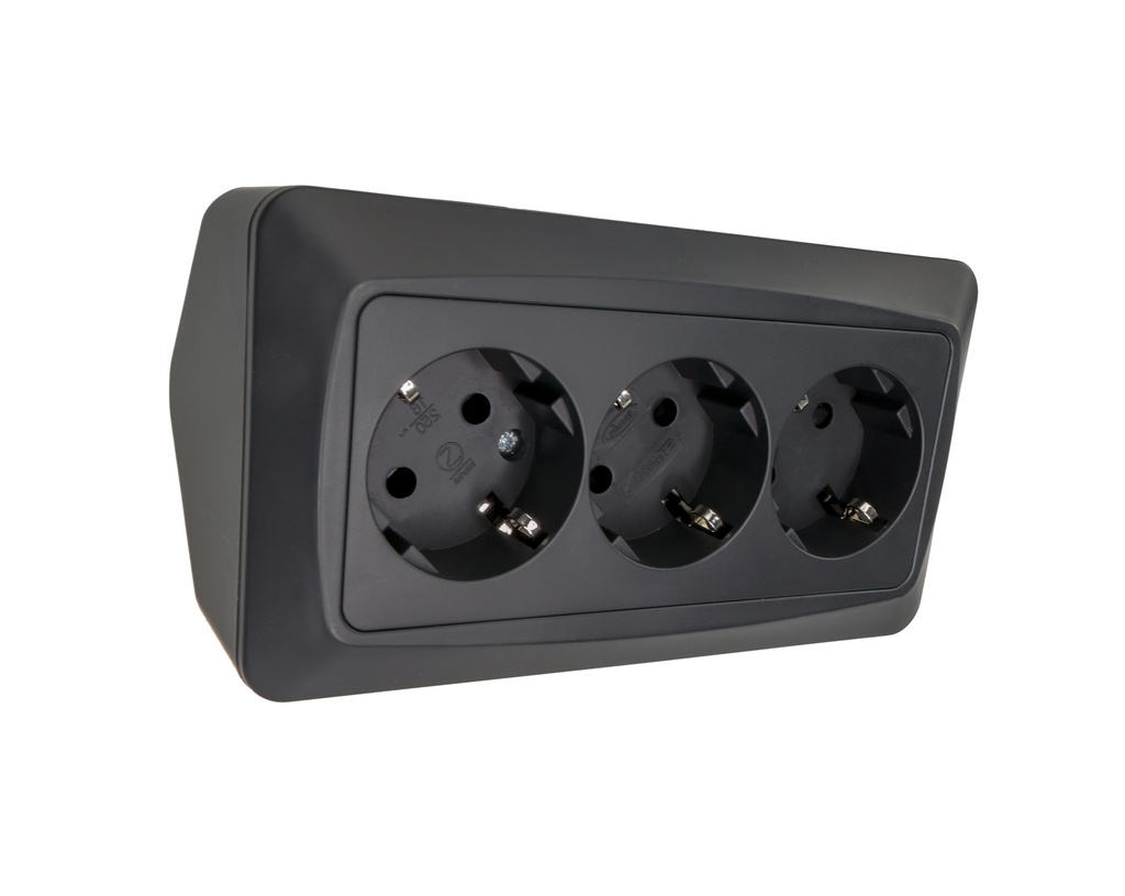 Pistorasia HIILI 3-os pinta kulma IP20 JL 