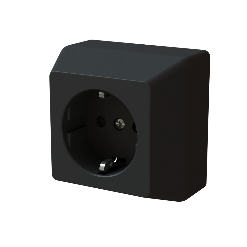 Pistorasia HIILI 1-os pinta maadoitettu IP20 RL 