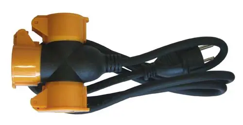 Jatkojohto 3-osainen 3x1.5H05RR-F 1,5 m IP44