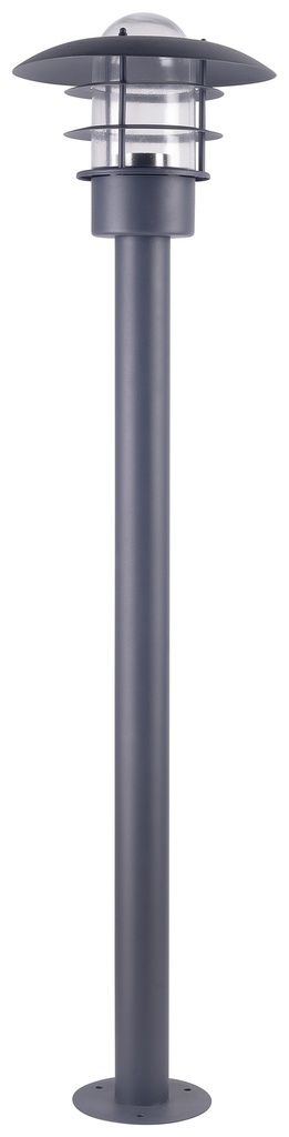 Pylväsvalaisin RAHOLA E27 IP44 antrasiitti