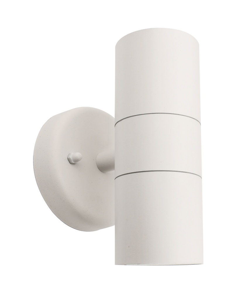 Seinävalaisin AMURI 2xGU10 IP44 valk YL-AL