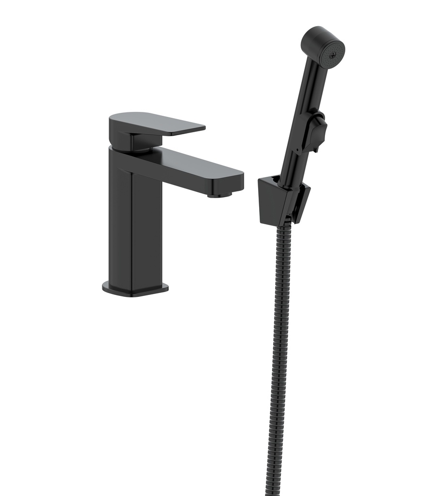 Pesuallashana RUOKO käsisuihkulla mattamusta STF