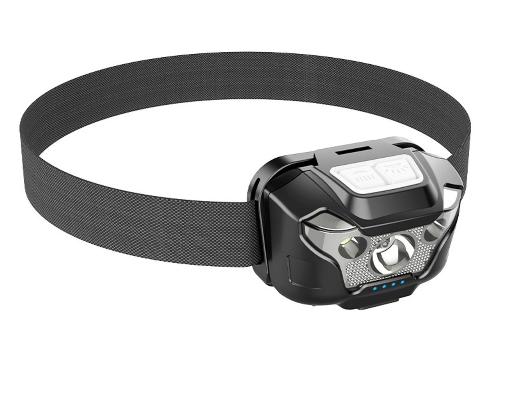 LED-otsavalaisin 300 lm ladattava/paristokäyttöinen