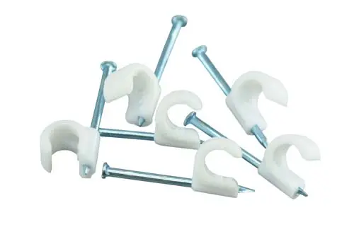 Naulakiinnike 7-10 mm valkoinen 25 kpl