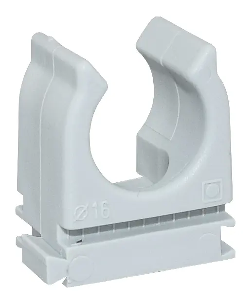 Putkikiinnike muovia 16 mm putkelle 5 kpl