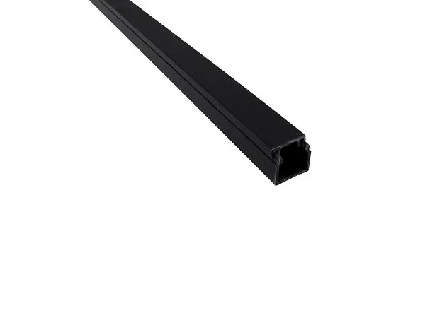 Asennuskanava 16x16x2000 mm tarralla musta