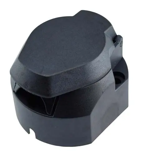 Pistorasia 7-napainen sumuvalokytkimellä muovi