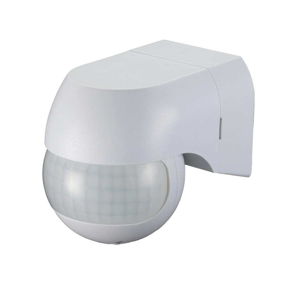 Liiketunnistin 180° IP44 valkoinen