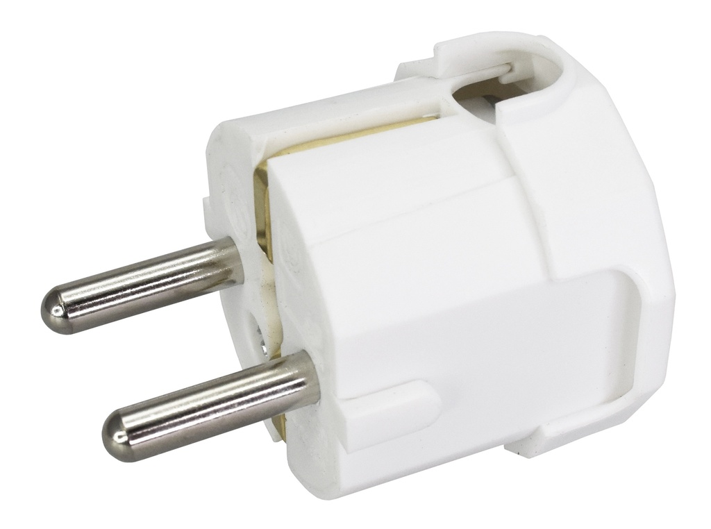 Pistotulppa maadoitettu sivuasennus valkoinen