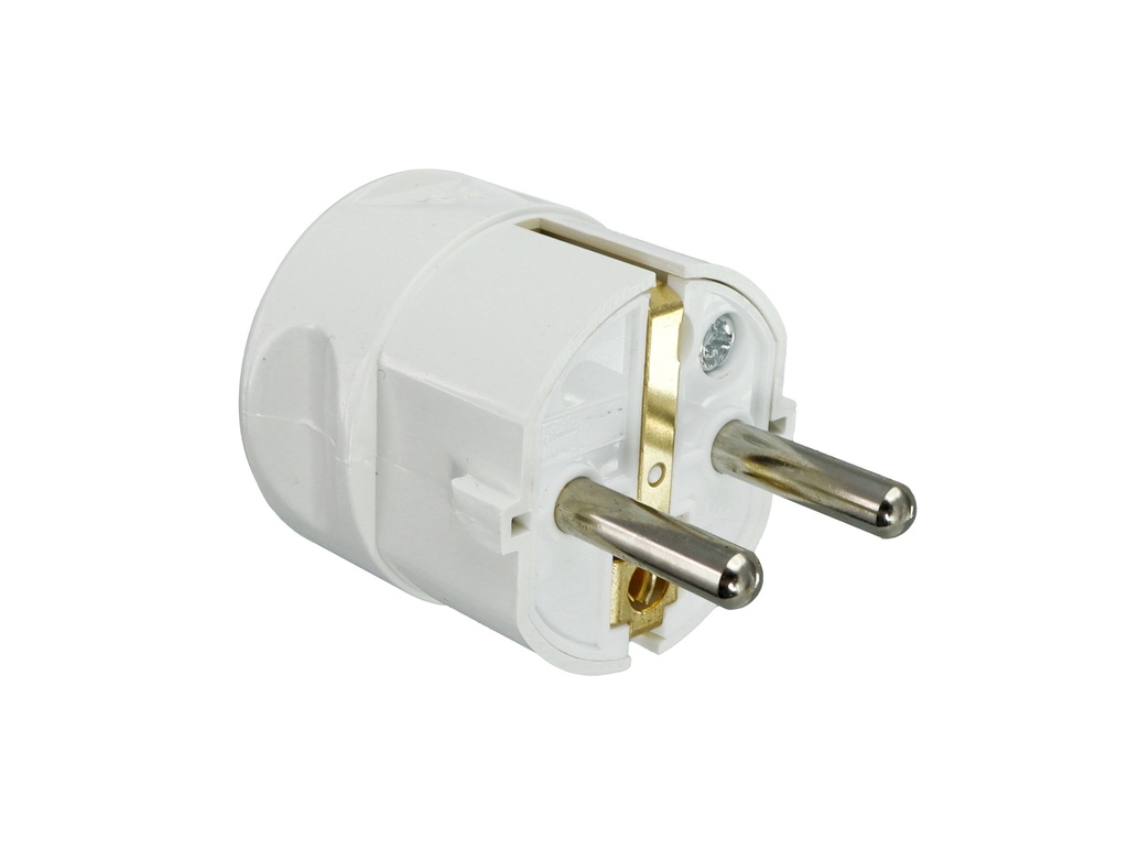 Pistotulppa maadoitettu valkoinen