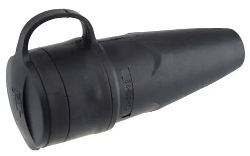 Jatkopistorasia maadoitettu täyskumi  IP44