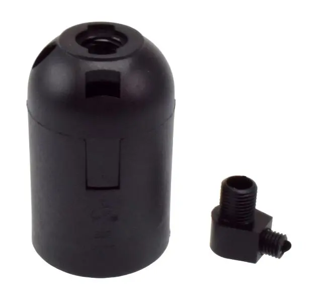 Lampunpidin E27 musta