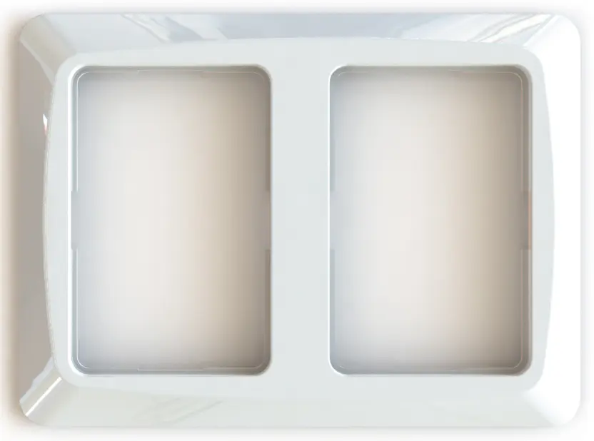 Peitelevy 2-osainen 85x55 mm Etman