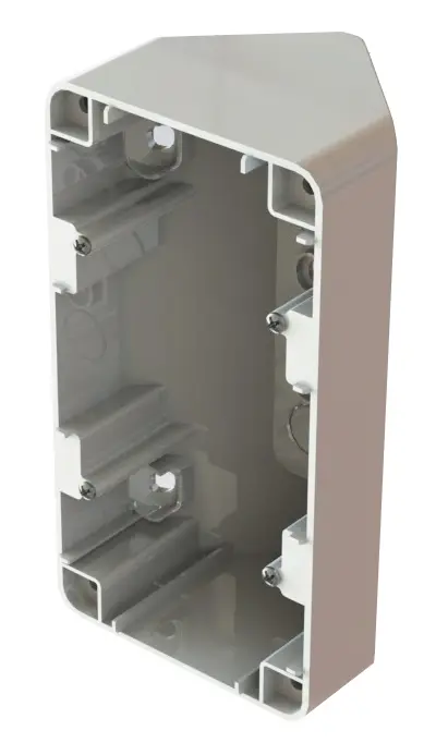 Pinta-asennuskotelo 2-osainen kulma Etman