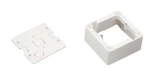 Pinta-asennuskotelo 1-osainen