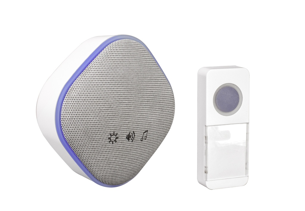 Ovikello langaton 230V valkoinen