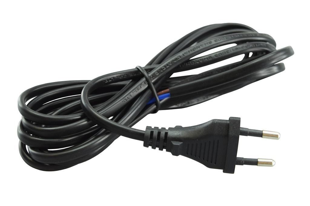 Pistotulppajohto 2,5 m musta