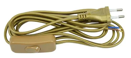 Välikytkinjohto Harju 2 m + 0,5 m kulta