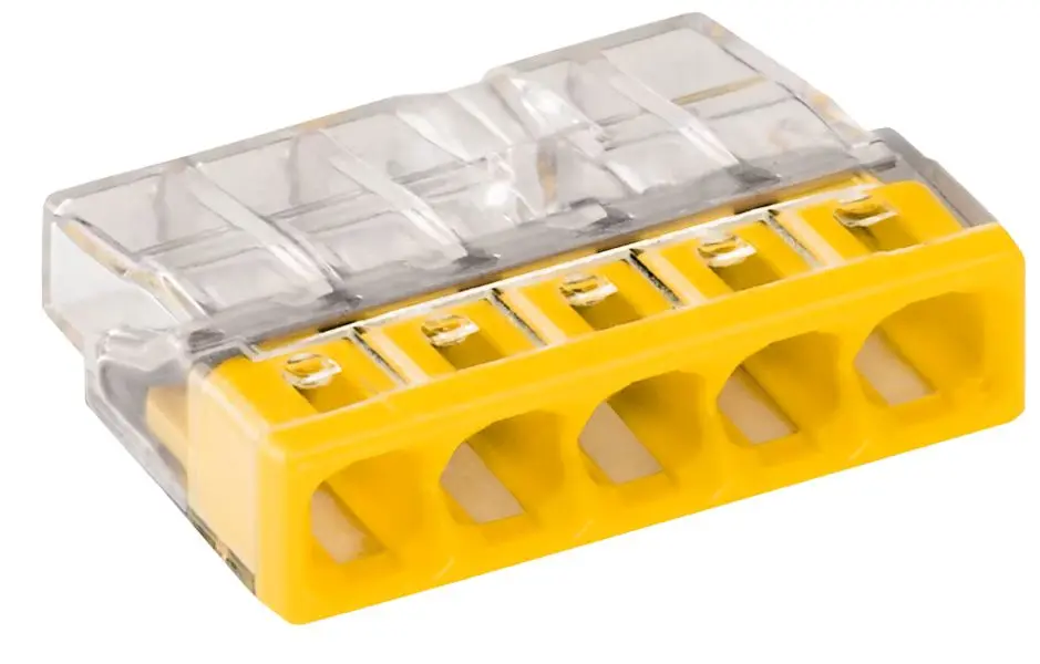 Wago rasialiitin 5-napainen 0.5-2.5mm² 20 kpl