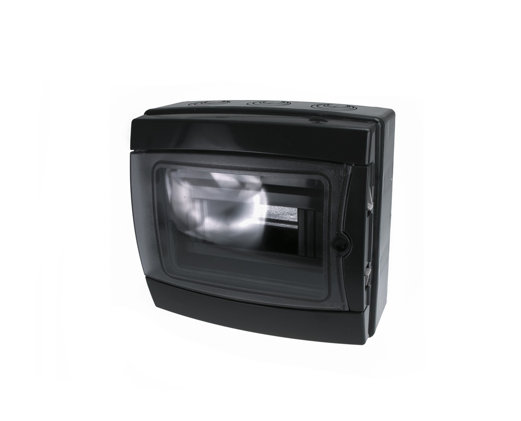 Moduulikotelo pinta 8 moduulia musta IP65 Famatel