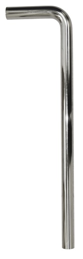 [5015] Lattiaputki 610x150-32 kromattu