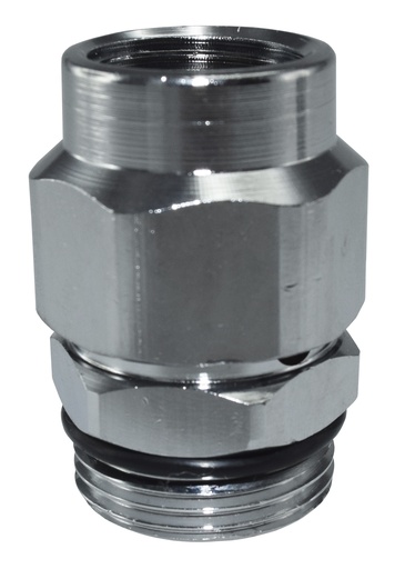 [5191] Imusuoja kromattu 1/2" sisäkierre - 3/4" ulkokierre