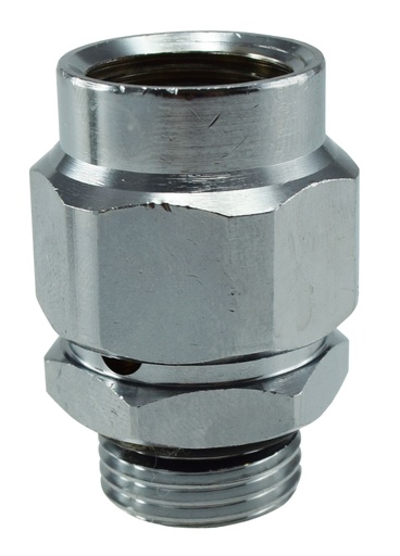 [5192] Imusuoja kromattu 1/2" sisäkierre - 1/2" ulkokierre