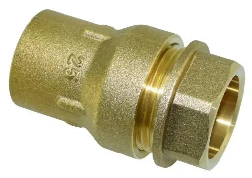 [5193] Liitin muovi-rauta 25-3/4" sisäkierre messinki