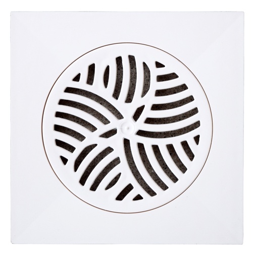 [5293] Lattiakaivon kehys muovia valkoinen