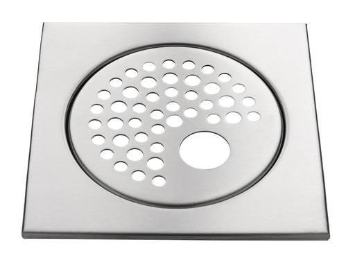 [5296] Lattiakaivon kehys reiällinen ruostumaton teräs matta