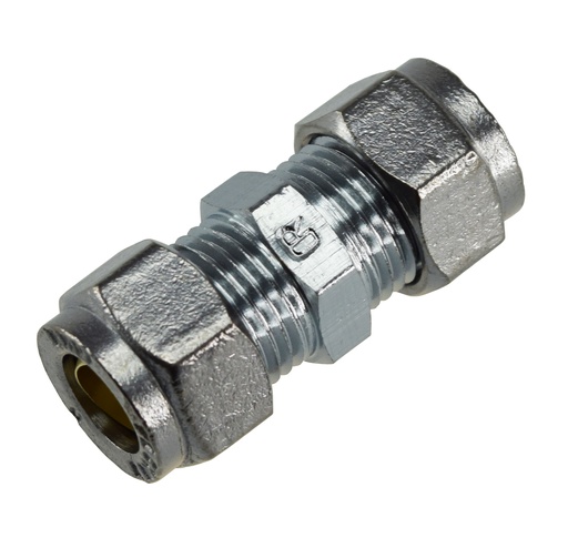 [5662] Puserrusväliliitin 15-15 kromattu STF