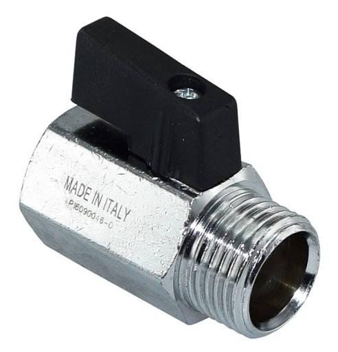 [5704] Minipalloventtiili 1/2" sisäkierre - ulkokierre