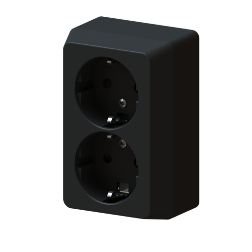 [19716] Pistorasia HIILI 2-os pinta maadoitettu IP20 RL 