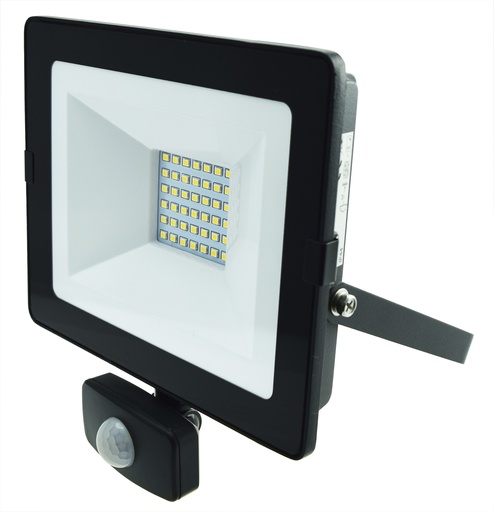 [40437] Valonheitin PROMO tunnistin 30 W 3000 lm 4000K IP44 musta